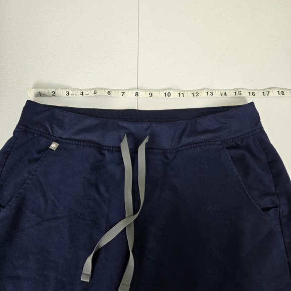 Figs Womens Zamora Jogger Scrub Pants Size M Navy Blue Medical Drawstring Doctor - Picture 5 of 8